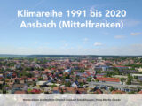 Cover “Klimareihe 1991 bis 2020 Ansbach (Mittelfranken)”
